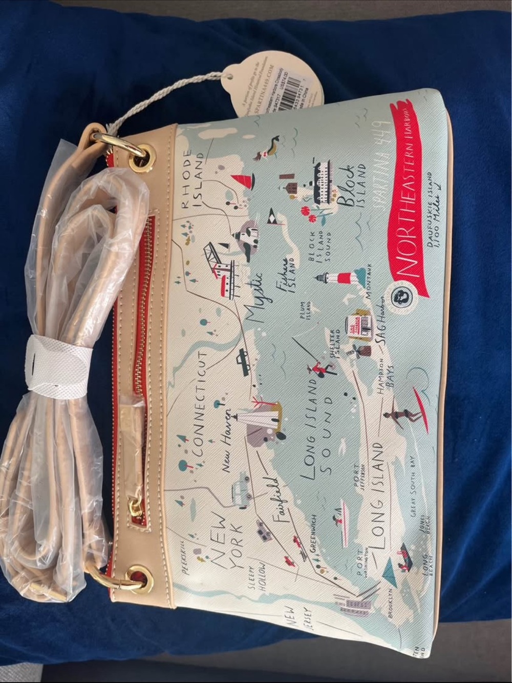 NWT Spartina Northeastern Harbors Purse